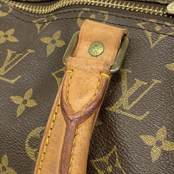 Louis Vuitton Boston Bag Monogram Keepall 50 M41426 Brown Men Women Unisex - Picture 9 of 10